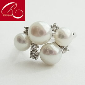 11/5~11/19再入荷ポイント5倍【マラソン期間中クーポン有】【碌山】 シルバー 淡水パール リングロクザン SV925 シルバージュエリー アンティークジュエリー アクセサリー アンティーク調 ラッキーアイテム 6月誕生石 天然石 結婚式 参観日 七五三 真珠