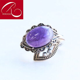 【マラソン期間中クーポン有】在庫完売後14,200円になります【碌山】シルバー アメシスト ＆ パール ブルーベル リング プレゼント 母親 40代 50代 60代 70代/プレゼント 義母 お母さん ママ パール真珠 Overseas Delivery トラベルジュエリー