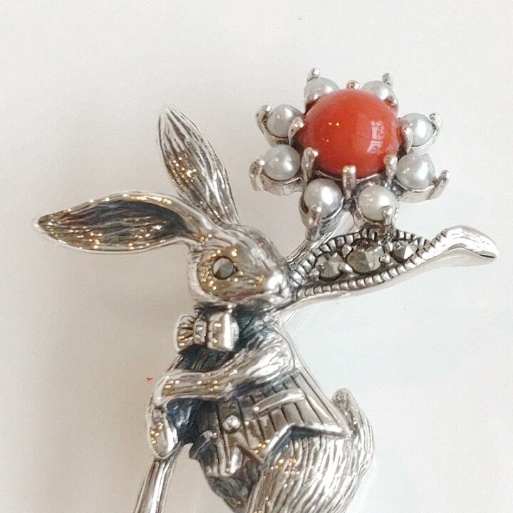 楽天市場】在庫完売後 26600円【碌山】シルバー 珊瑚 シードパール 