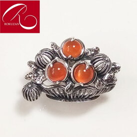【スーパーセールクーポン有】【碌山】シルバー アゲート ブローチペンダント碌山 Rokuzan ロクザン SV925 silver シルバージュエリー アンティークジュエリー 誕生石 天然石 メノウ パワーストーン