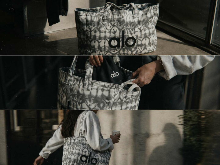 楽天市場】Alo Yoga アロヨガ トートバッグ エコバッグ ICONIC SHOPPER 