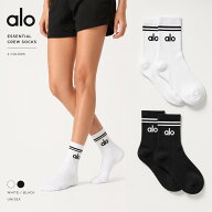 Alo Yoga アロヨガ 靴下 ソックス エッセンシャル クルーソックス ESSENTIAL CREW SOCKS 【国内発送】 ロ…