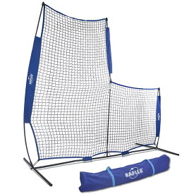 野球防球ネット　野球投球保護ネット　野球ネット　野球L字型ネット　野球スクリーン 　防球フェンス　野球保護網　グラスファイバーフレーム　 2.1x2.1m