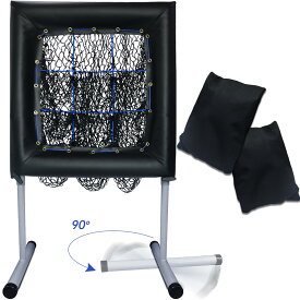 Sale! ストラックアウト　ピッチング練習　野球ターゲット　9ゾーン　ピッチングコントロール　九つポケット　砂袋付き　高さ107-123CM調整可能