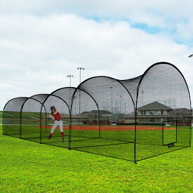 バッティングゲージ　野球防球ネット　練習用ネット　13.4x3.6x3m
