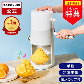 【公式通販】＼NEW／ 手動ふわふわとろ雪かき氷器 ライトグレー 2025｜製氷カップ2個付き レシピブック付き かき氷機 ハンディ コンパクト 簡単 とろける スイーツ プレゼント ギフト IS-TY-B5GY ドウシシャ