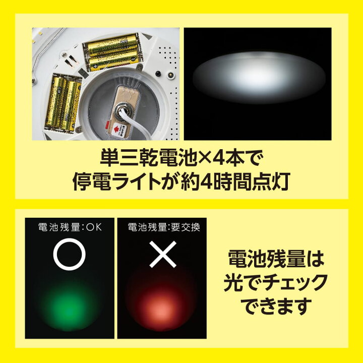 楽天市場】【公式通販】Luminous ( ルミナス ) 停電検知 LED 