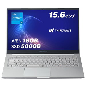 �T�[�h�E�F�[�u �m�[�g�p�\�R�� Core i5-1335U ������ 16GB / SSD 500GB Windows 11 Home 15.6�C���` 60Hz THIRDWAVE DX-R5 ������16GB���� 17905-4745