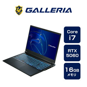 �K�����A �N���G�C�^�[ �m�[�g�p�\�R�� Core i7-14650HX RTX 5060 ������ 16GB / SSD 1TB Windows 11 Home 15.6�C���` 165Hz GALLERIA RL7C-R56-C5N 18632-3414