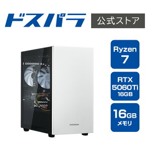 �T�[�h�E�F�[�u �f�X�N�g�b�v�p�\�R�� Ryzen 7 5700X RTX 5060 Ti ������ 16GB / SSD 500GB Windows 11 Home THIRDWAVE AD-R7X56C-01W Ryzen7 5700X���� 22415-4114