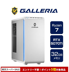 �K�����A �Q�[�~���OPC �f�X�N�g�b�v�p�\�R�� Ryzen 7 9800X3D RTX 5070 Ti ������ 32GB / SSD 1TB Windows 11 Home GALLERIA XDR7A-R57T-WL Ryzen 7 9800X3D���� 19529-4825