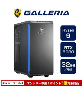 �K�����A �Q�[�~���OPC �f�X�N�g�b�v�p�\�R�� Ryzen 9 9900X3D RTX 5080 ������ 32GB / SSD 2TB Windows 11 Home GALLERIA XMR9A-R58-GD Ryzen 9 9900X3D���� 19936-4773
