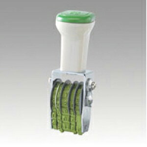 サンビー テクノタッチ回転ゴム印 欧文日付(明朝体) 規格:5号・5連・欧文日付