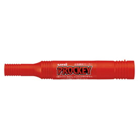 三菱鉛筆　ユニ　プロッキー　細字丸芯／太字角芯（1．2〜1．8mm・6．0mm）　赤