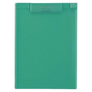 リヒトラブ クリップボード ABS製 A4判タテ型(緑)