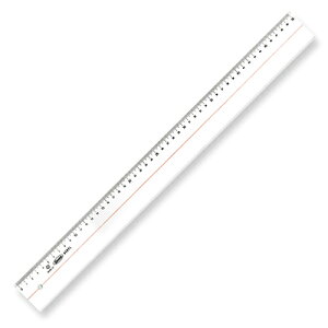 共栄プラスチック メタクリル直線定規 50cm