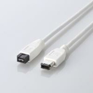 �G���R�� FireWire�P�[�u���i9�s��-6�s���j 1.0m�i�z���C�g�j