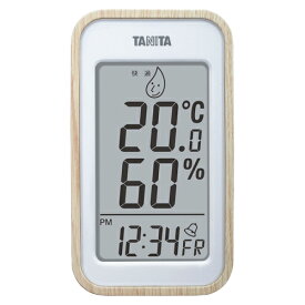 タニタ　デジタル温湿度計（ナチュラル）