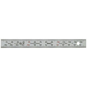 ウチダ ユニオン直尺 15cm型 0.5mm厚 目盛:15cm