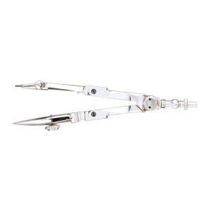 ウチダ 英型製図器 コンパス 小文回 烏口 抱針式 長さ:105mm