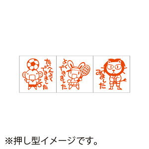 サンビー ティーチャースタンプ 浸透印 (3本組) スポーツ