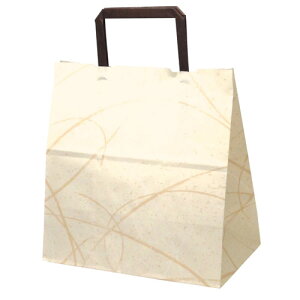 ササガワ 手提げバッグ 平手 ゆうび ベージュ平小 50枚袋入り