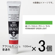 【エントリーでポイント5倍　8/1〜8/31まで】 ターナー アクリルガッシュ 100ml A色 #42 1セット(3個入)…