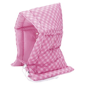 ナカバヤシ 防災ずきん 学校 小学校 防災 避難 避難訓練 チェック柄（ピンク）