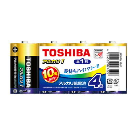 東芝 アルカリ乾電池 アルカリ1 単1形 まとめパック LR20AN 4MP