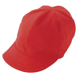 三和商会　つば付紅白帽子　日清紡綿ブロード　頭囲：約570〜600mm