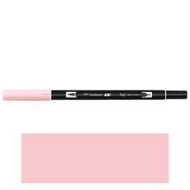 トンボ鉛筆　ABT　デュアルブラッシュペン　水彩　マーカー　カラーペン　ツインタイプ　DUALBRUSH　単色（カーネーション）