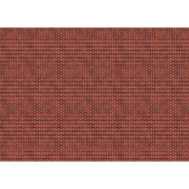 アーテック　ジオラマタックシート　赤レンガ　ミニチュア　模型　背景　1／35　5枚組