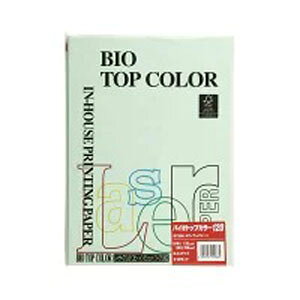 伊東屋 バイオトップカラー A4判 50枚入 120g/m2(ミディアムグリーン)