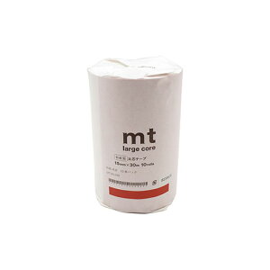 カモ井加工紙 mt large core 和紙 朱赤 10巻 マスキングテープ マステ