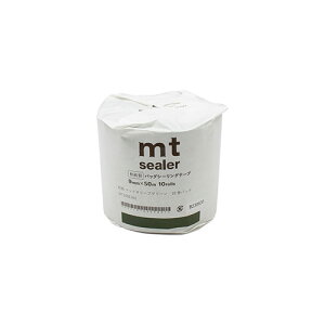 カモ井加工紙 mt sealer 和紙 マットオリーブグリーン 10巻 バッグシーラーテープ