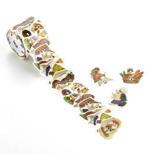 bande マスキングロールステッカー 刺繍の森のパンマルシェ