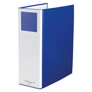 ファイル 間伐材シリーズ パイプファイル A4判タテ型・両開き 背幅:116mm(ブルー)