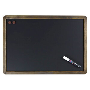 レイメイ藤井 アンティークブラックボード つや消し仕上げ 外寸:横600×縦420×厚12mm