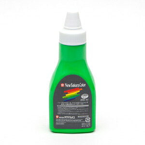 サクラクレパス ニューカラー200mlポリ 蛍光グリーン