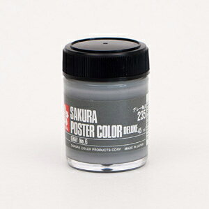 サクラクレパス ポスターカラーDX グレー No6
