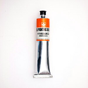 サクラクレパス 版画絵具油性100ml だいだい