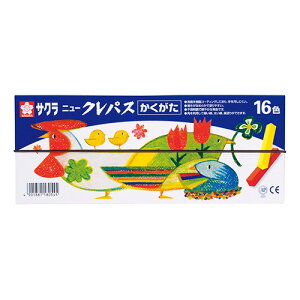 サクラクレパス ニュークレパスかくがた 16色