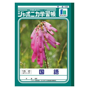 ショウワノート ジャポニカ学習帳 がくしゅうちょう ノート 宿題 課題 国語 小学生 B5 こくご 15行 縦リーダー JL-13