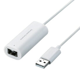 エレコム　Wiiゲームパッドコンバータ 1ポート ホワイト（ホワイト）