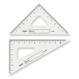 共栄プラスチック　GAKUNOアクリル三角定規　12cm型
