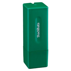 シヤチハタ　スクエアネーム12 別製 顔料系インキ XLH-12-4（グリーン）