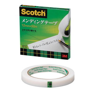 スリーエム スコッチ(R) メンディングテープ 3M 大巻 巻芯径76mm 寸法:幅12mm×長50m