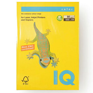 伊東屋 バイオトップカラー A4判 500枚入 80g/m2(サンイエロー)