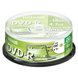 maxell　PC　DATA用　DVD－R　1回記録タイプ　1－16倍速対応