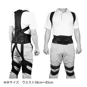 キングジム 作業アシストスーツX Mサイズ ASX30-M 男女共用(黒)